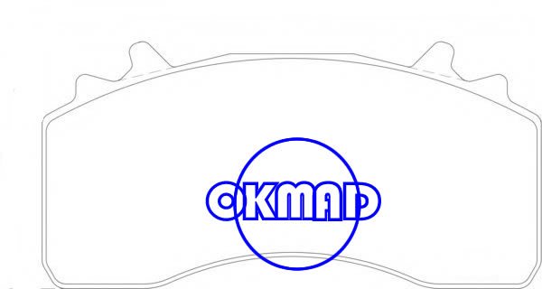 MAN TGA TGX TGS Pastilha de freio OEM: 81508206065 FDB4419 GDB5114 WVA: 29279, FW29279